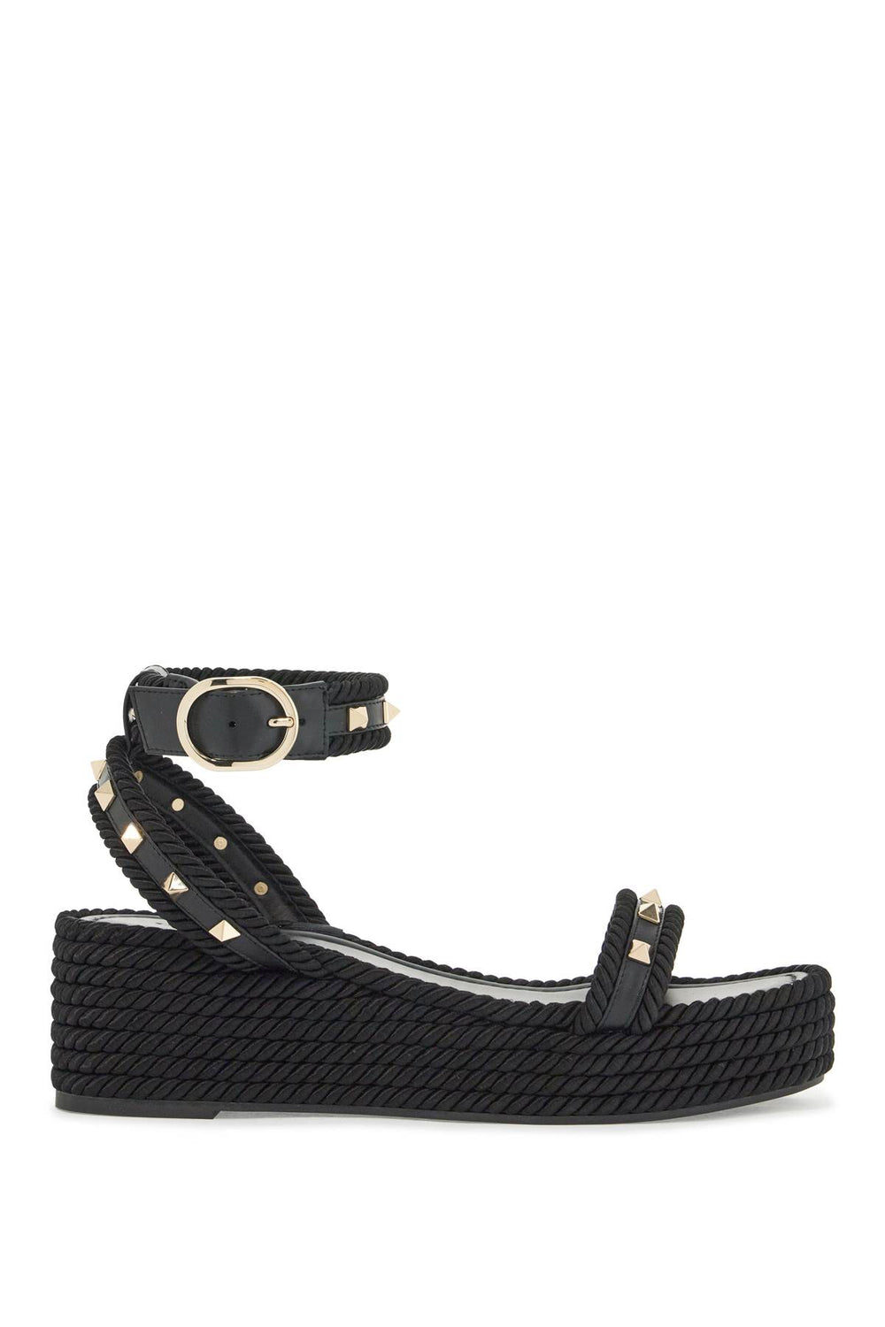 Valentino Garavani Rockstud Flatform Sandals