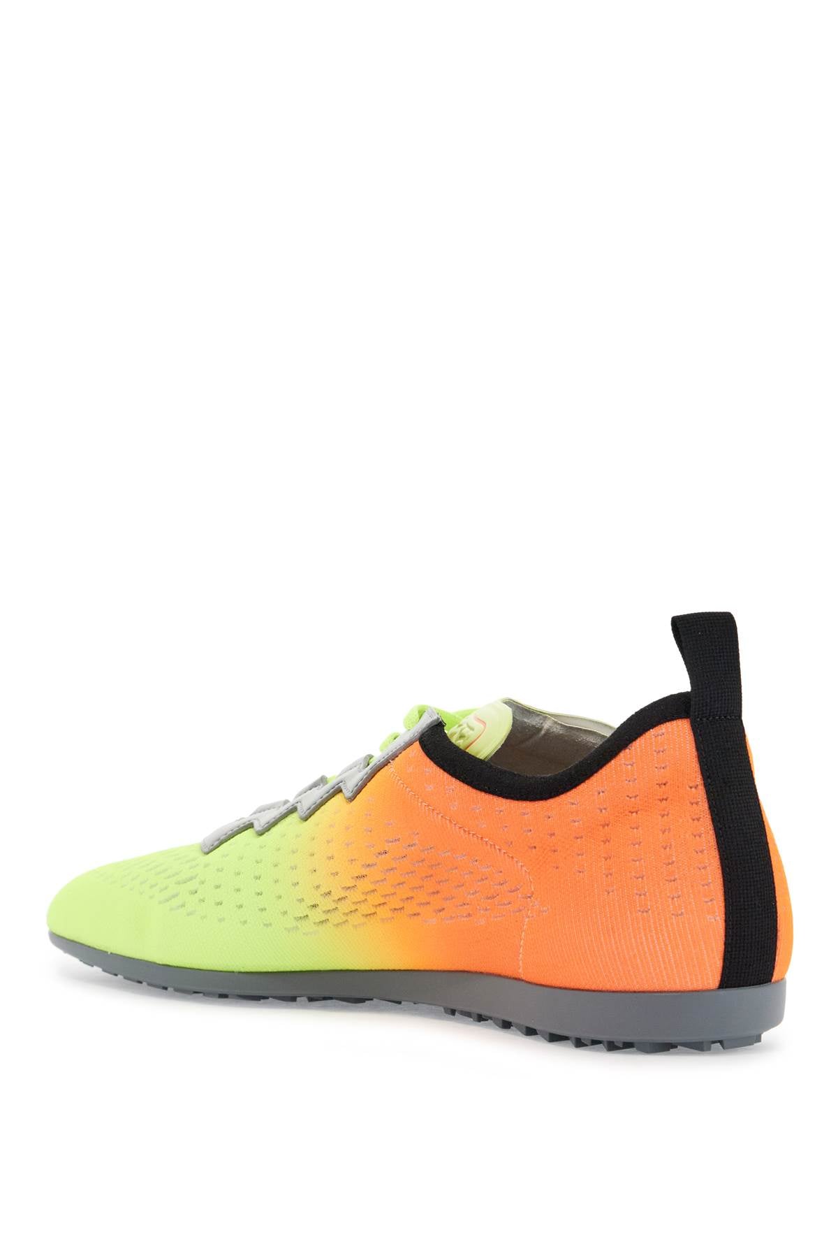 Valentino Garavani VLogo Lime Green And Fluorescent Orange Sneakers