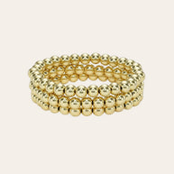 Zoe Lev 6mm Bead Bracelet Stack
