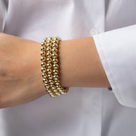 Zoe Lev 6mm Bead Bracelet Stack