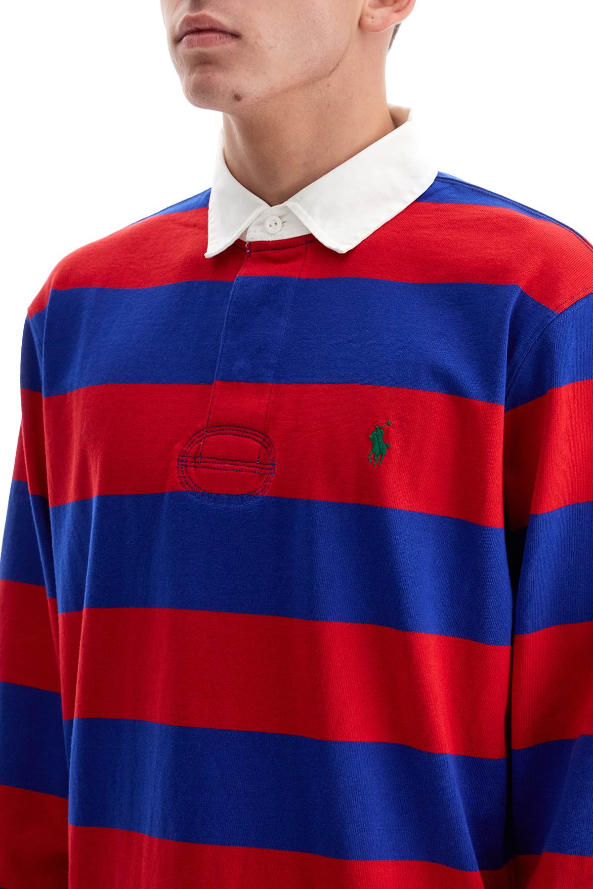 Polo Ralph Lauren Long-Sleeved Striped Polo Shirt