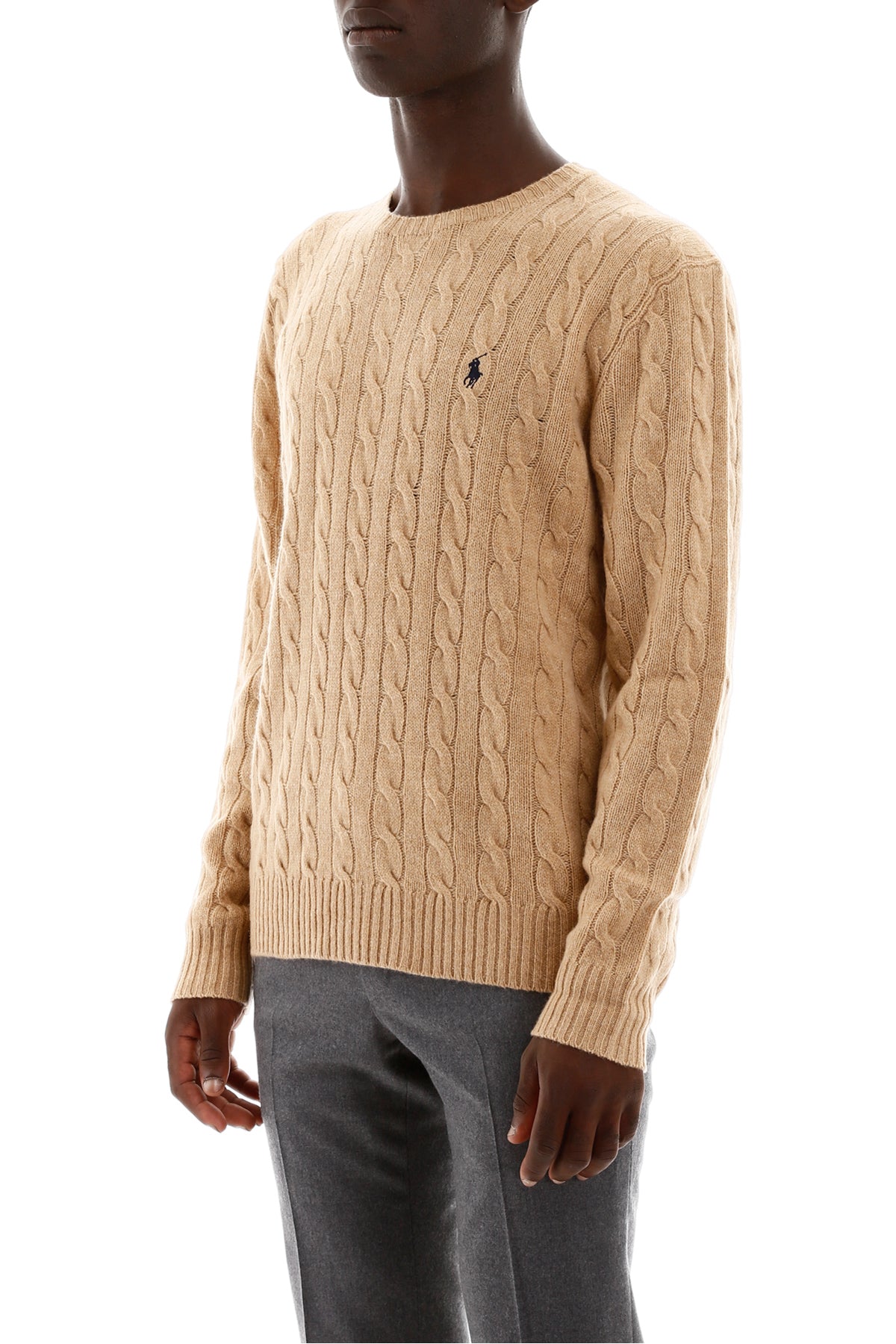 Polo Ralph Lauren Cable Knit Wool-cashmere Sweater