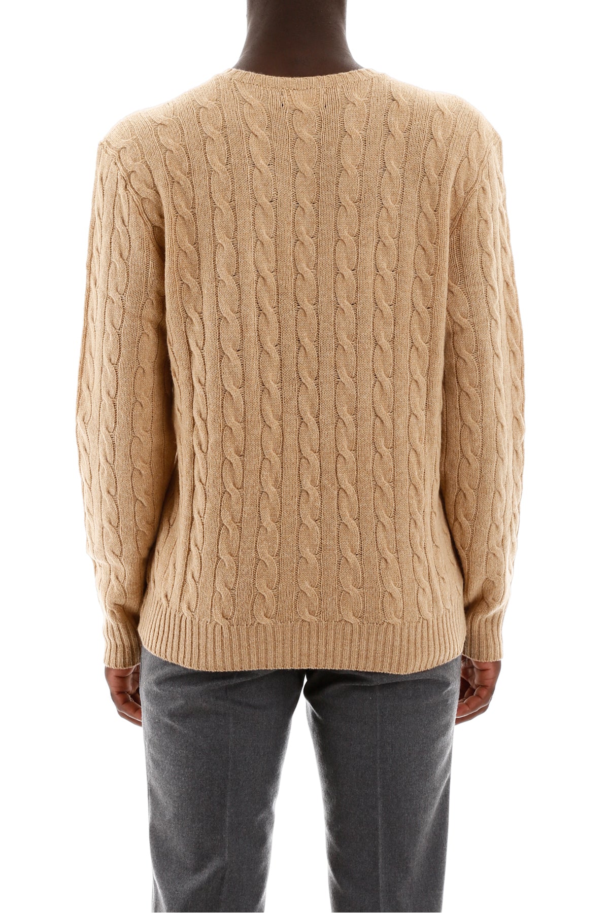 Polo Ralph Lauren Cable Knit Wool-cashmere Sweater