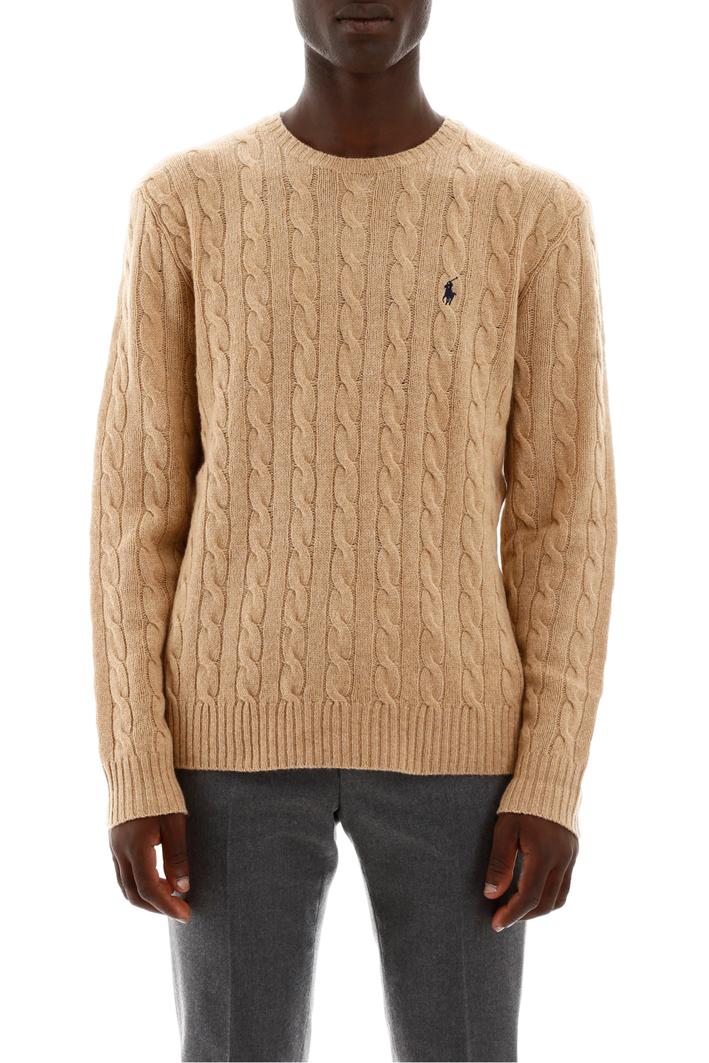 Polo Ralph Lauren Cable Knit Wool-cashmere Sweater