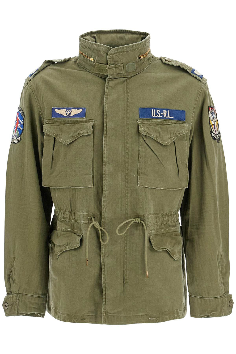 Polo Ralph Lauren Herringbone Cotton Military Jacket