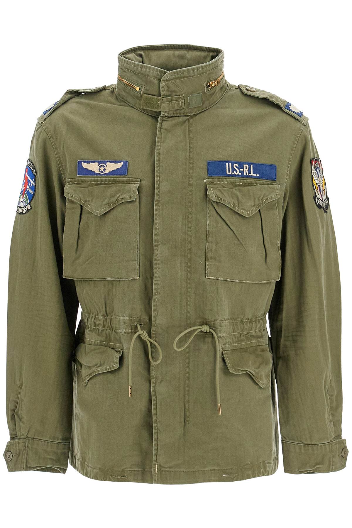 Polo Ralph Lauren Herringbone Cotton Military Jacket