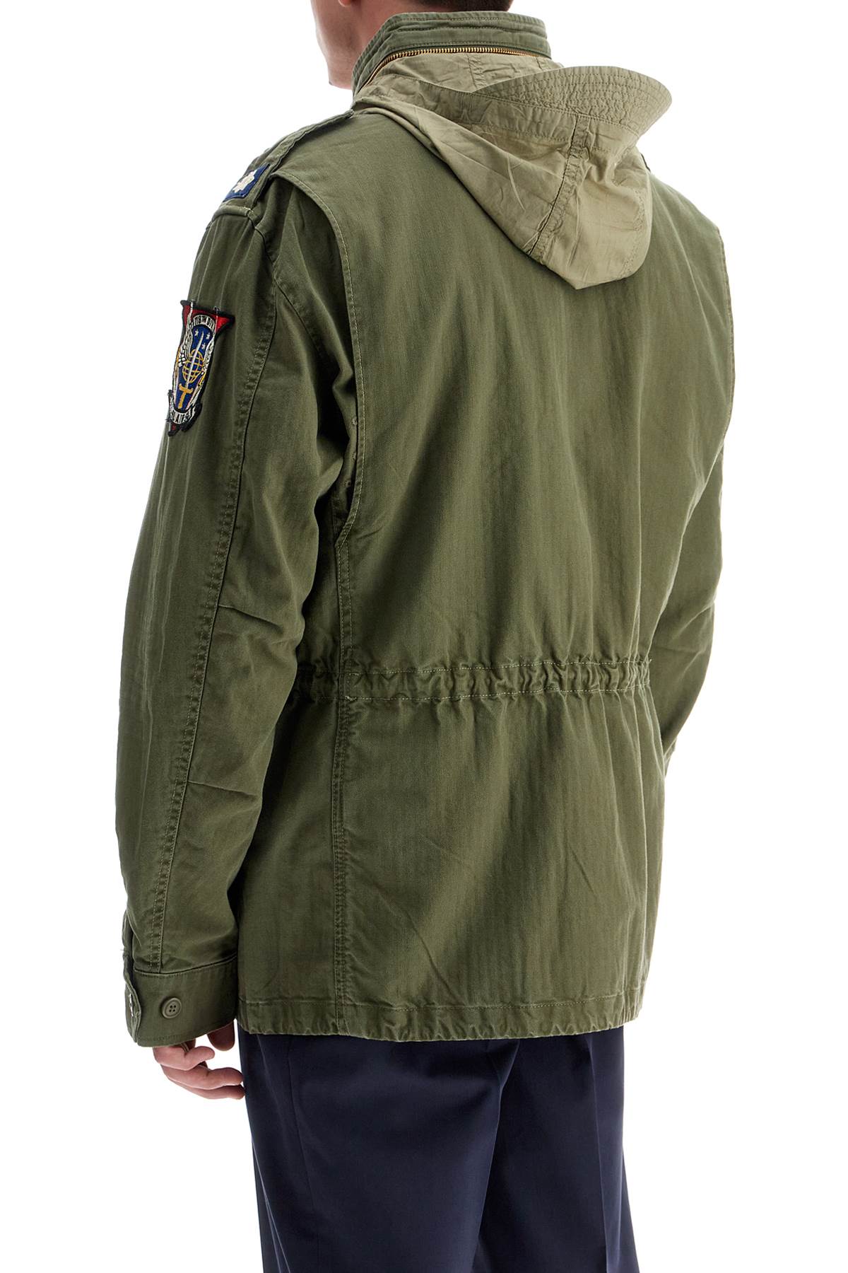 Polo Ralph Lauren Herringbone Cotton Military Jacket