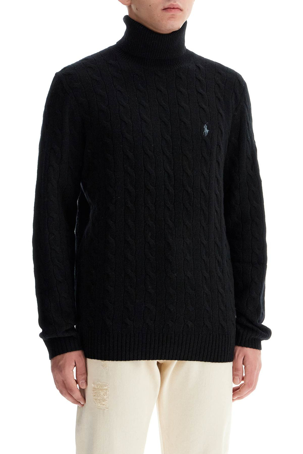 Polo Ralph Lauren Cable-Knit Wool And Cashmere Sweater