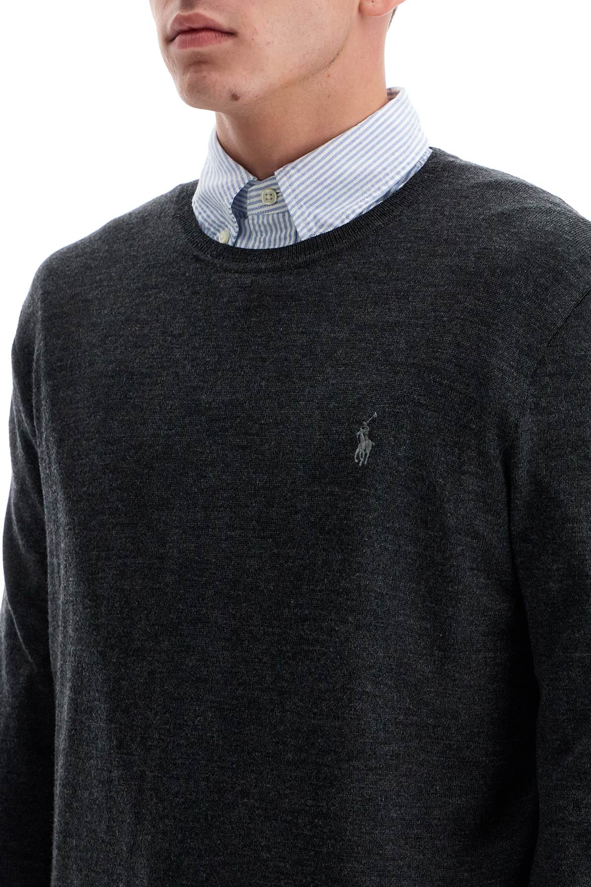 Polo Ralph Lauren Embroidered Pony Crewneck Pullover Sweater