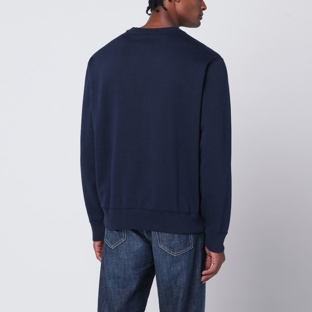 Polo Ralph Lauren Navy Blue Cotton-blend Sweatshirt