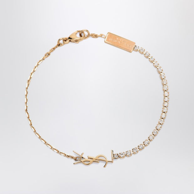 Saint Laurent Cassandre Charm Bracelet Gold