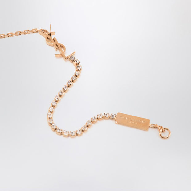 Saint Laurent Cassandre Charm Bracelet Gold
