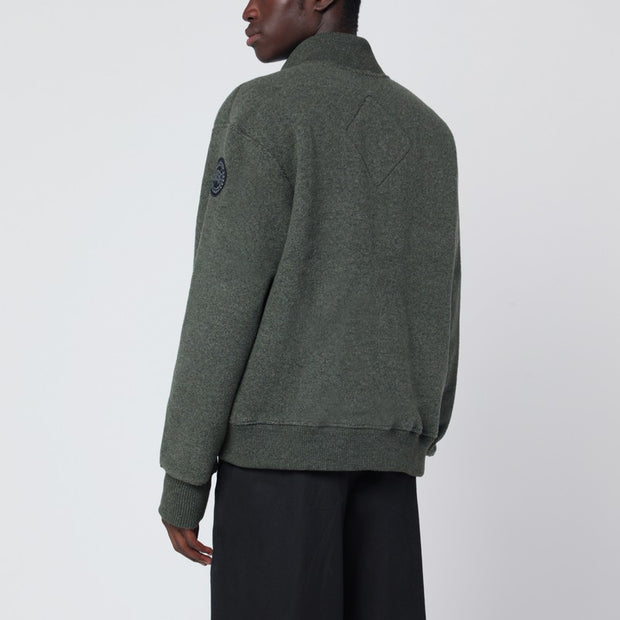 Canada Goose Hudson Sage Green Fleece Bomber Black Label