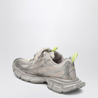 Balenciaga 3XL Taupe/neon Yellow Sneakers In Mesh And Polyurethane