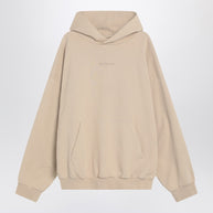 Beige New Balenciaga Back Sweatshirt