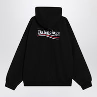 Balenciaga Black Political Campaign Sweatshirt