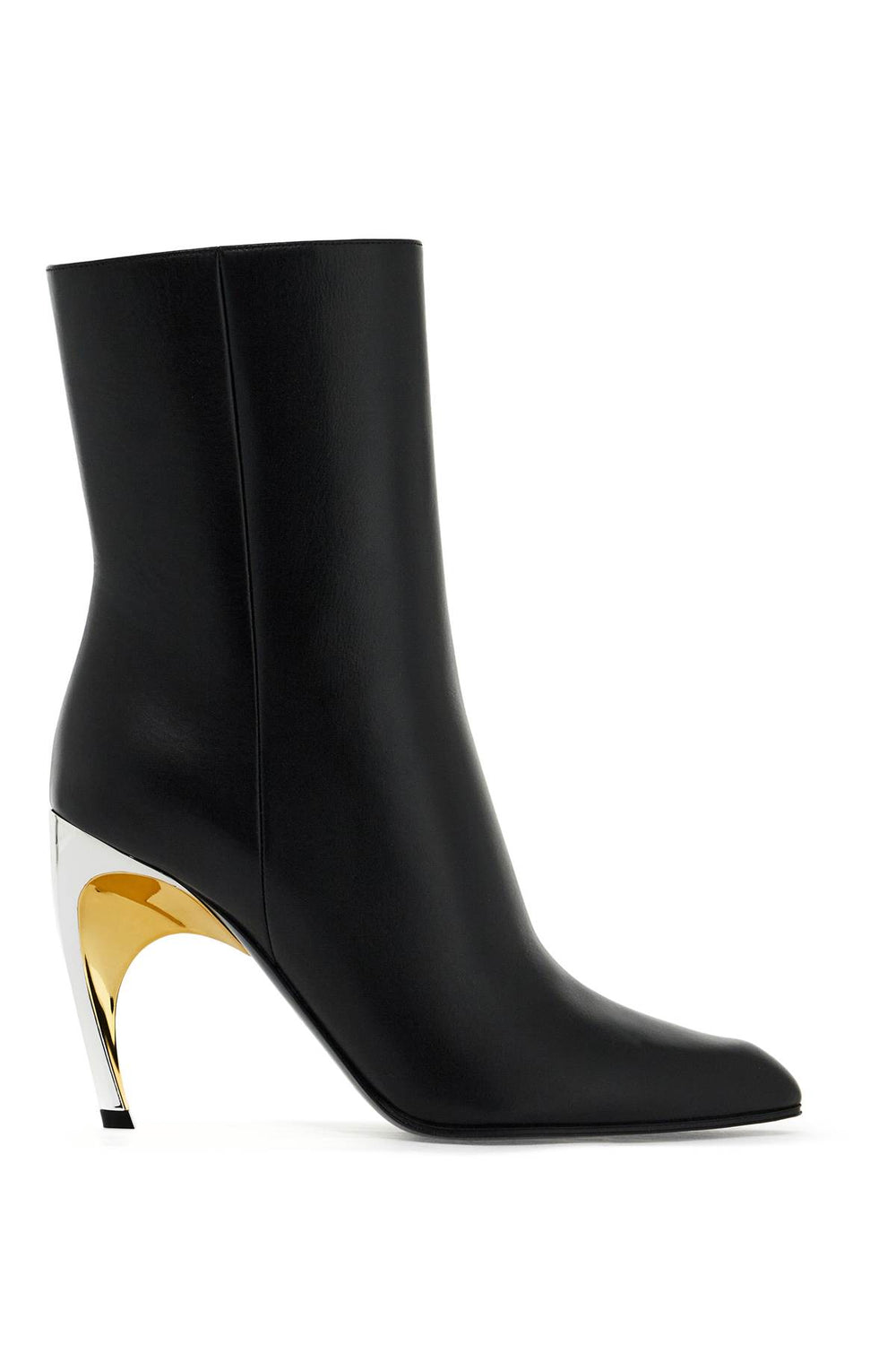 Alexander McQueen Leather Armadillo Boots