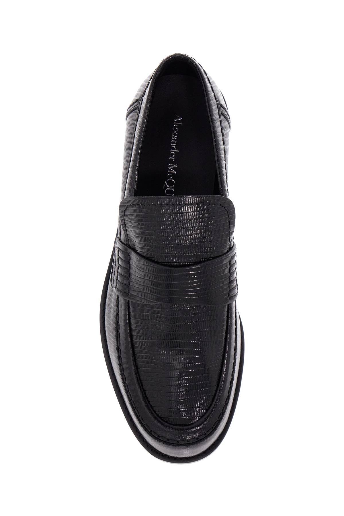 Alexander Mcqueen Leather Jupiter Loafers