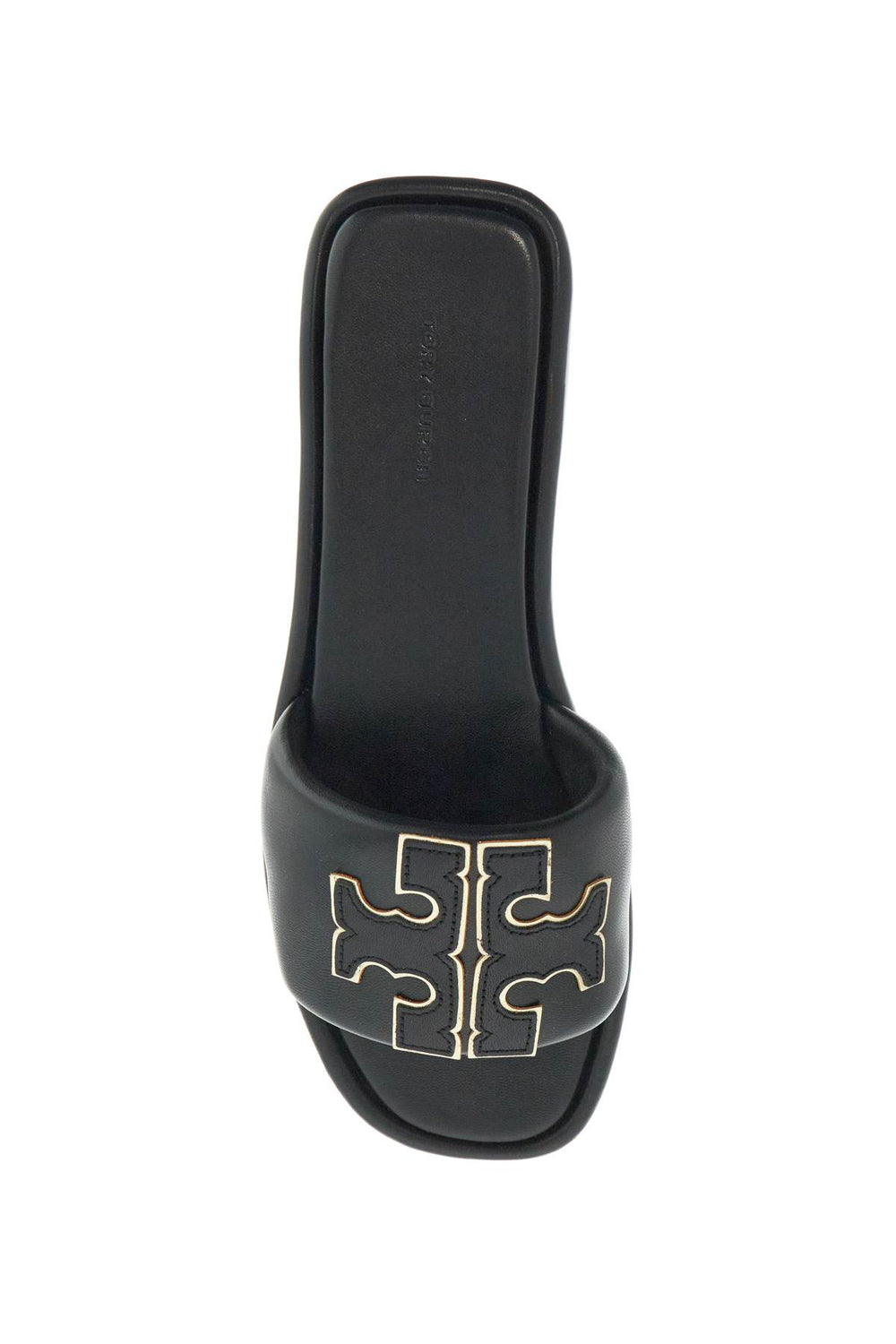 Tory Burch Double T Leather Slides