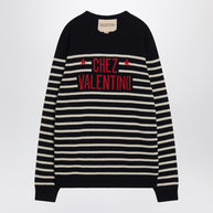 Sweater With Jacquard Pattern Chez Valentino