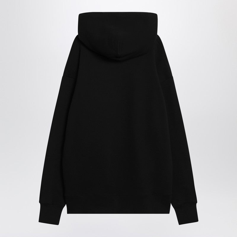 Valentino Black Sweatshirt With Le Chat De La Maison Patch