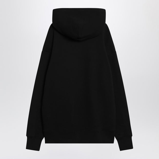 Valentino Black Sweatshirt With Le Chat De La Maison Patch
