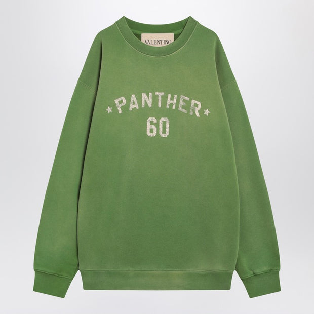 Crew Neck Sweatshirt Chez Valentino Green