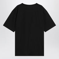 Valentino Black T-shirt With Le Chat De La Maison Print