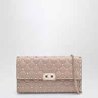Valentino Garavani Rockstud Spike Crossbody Bag Powder-coloured