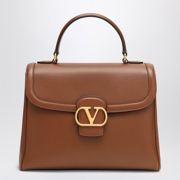 Valentino Garavani Large Shoulder Bag 9TO5 Tobacco