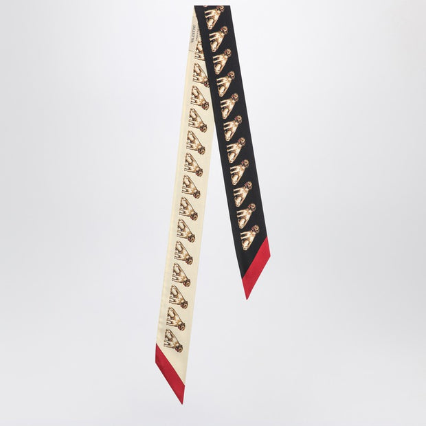 Valentino Garavani Petit Charles Bandeaux Scarf In Silk