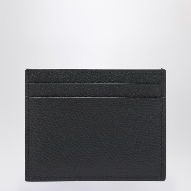 Valentino Garavani Vlogo Signature Black Credit Card Holder
