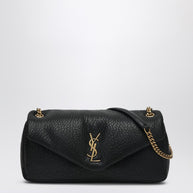 Saint Laurent Medium Calypso Bag In Black Leather