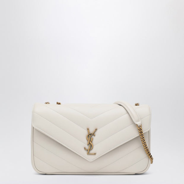 Saint Laurent Medium LouLou Cream Soft Leather Bag