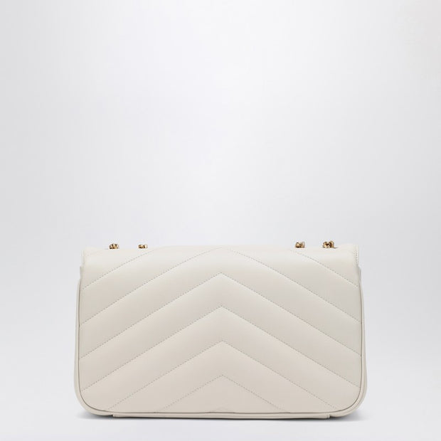 Saint Laurent Medium LouLou Cream Soft Leather Bag