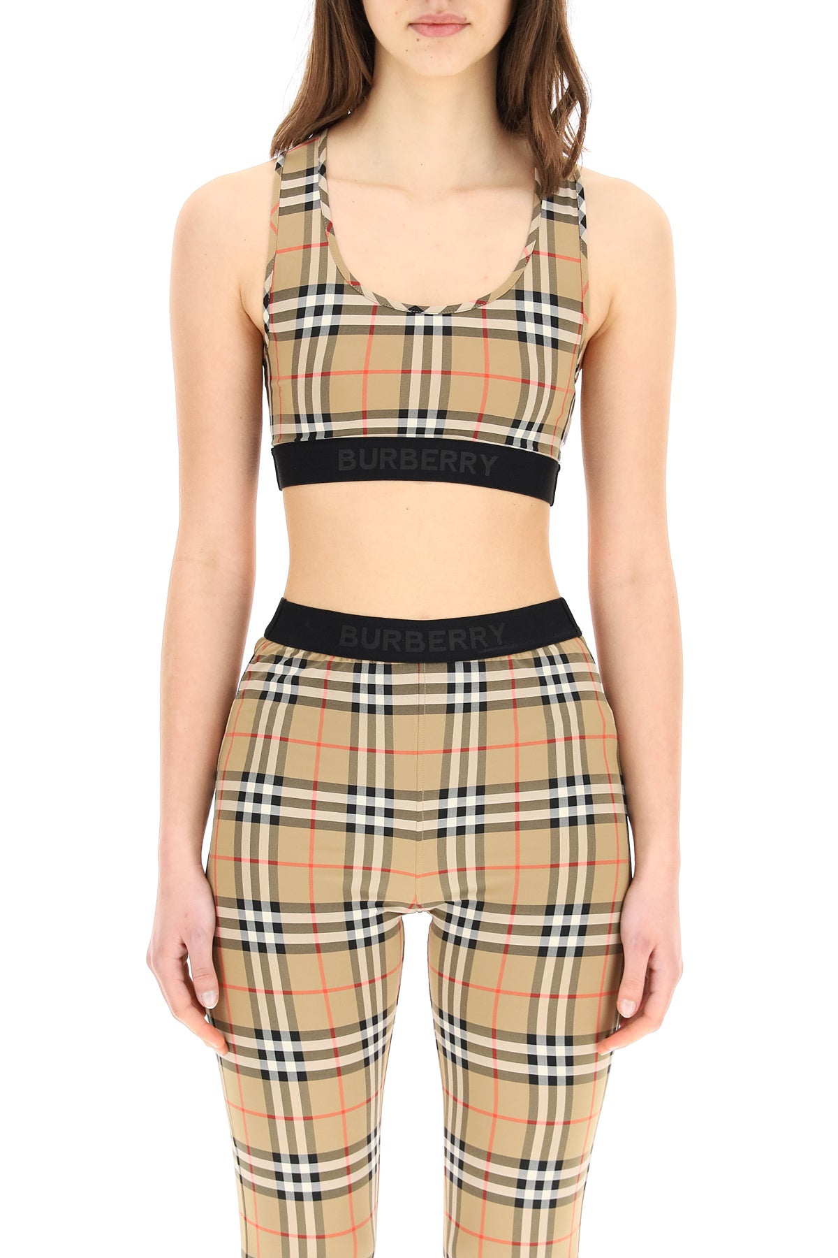 Burberry Check Sports Top