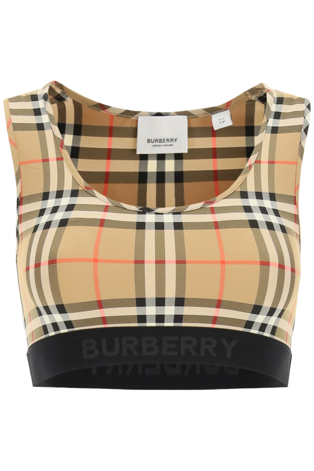 Burberry Check Sports Top