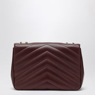 Saint Laurent Large LouLou Hot Wine Leather Bag