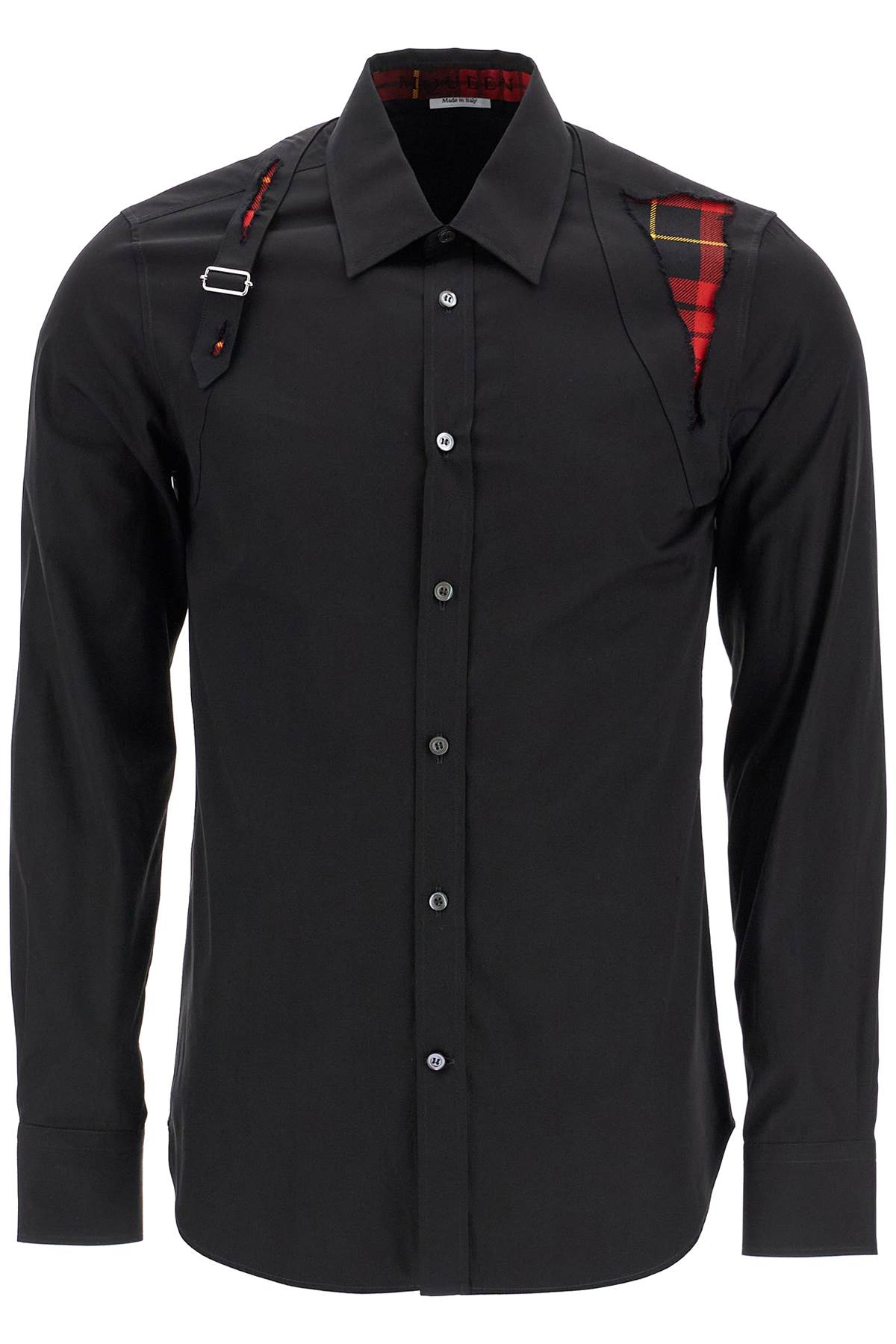 Alexander Mcqueen Macqueen Tartan Harness Shirt For Men