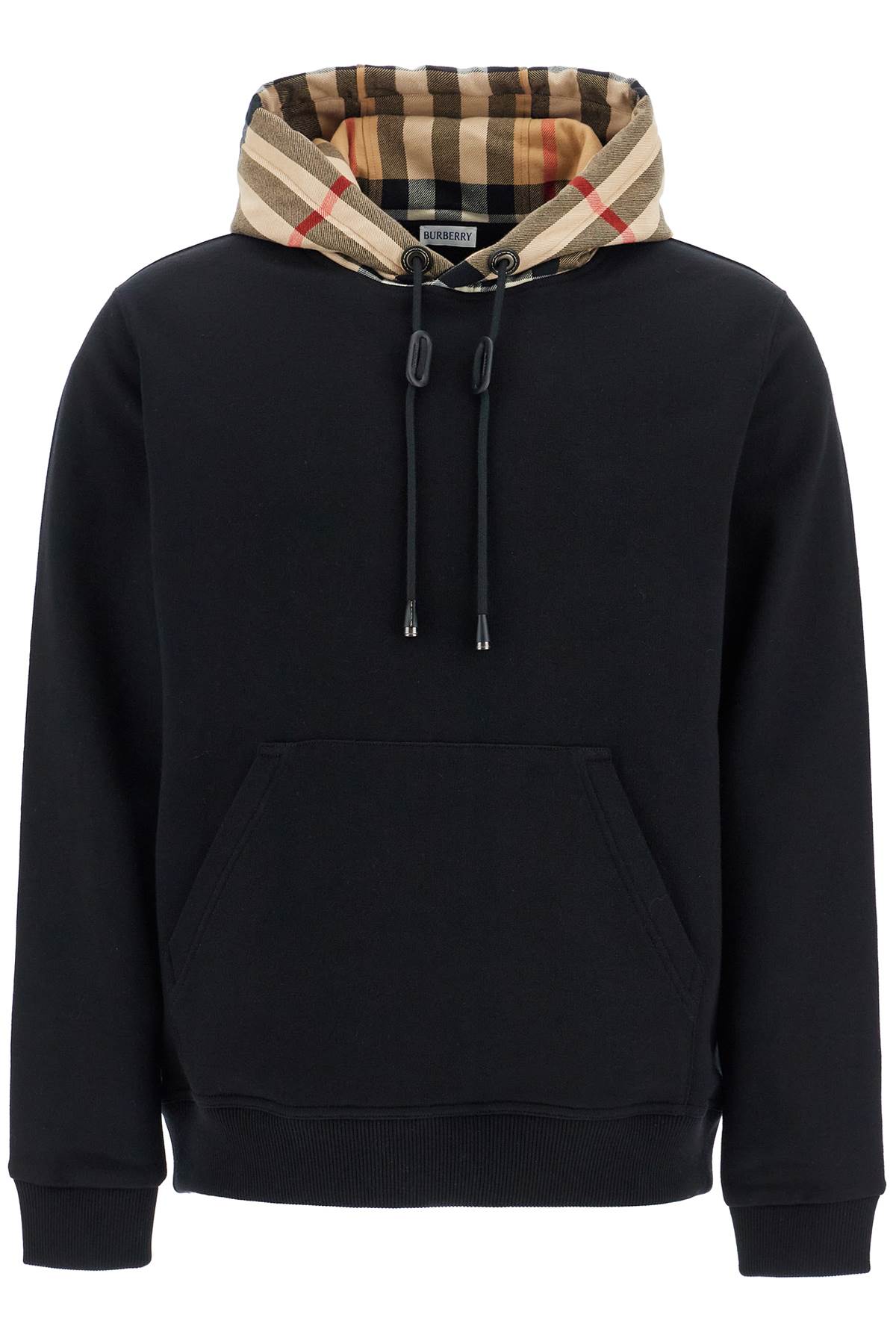 Burberry Samuel Hoodie With Check Hood