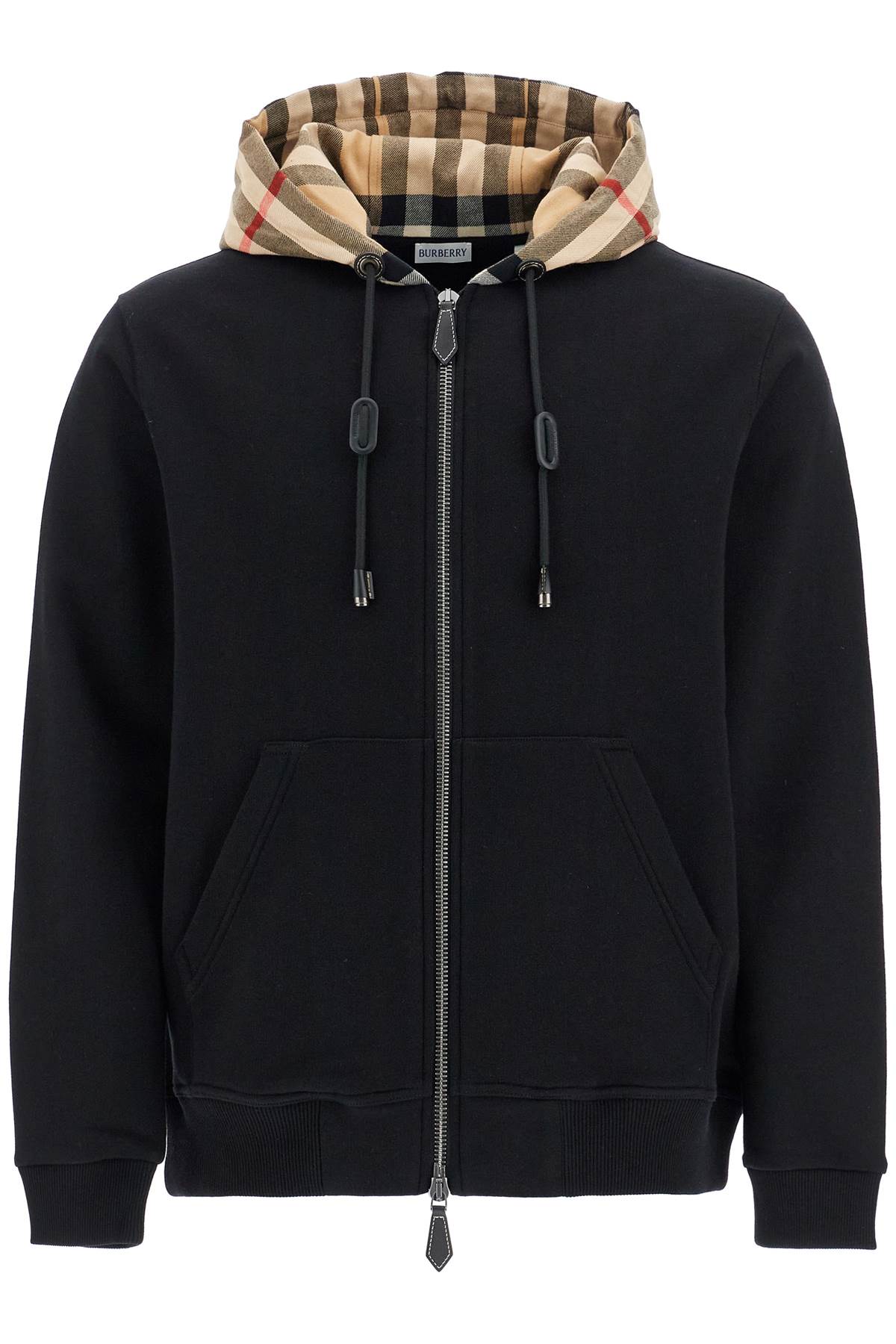 Burberry Samuel Sweatshirt With Check Hood