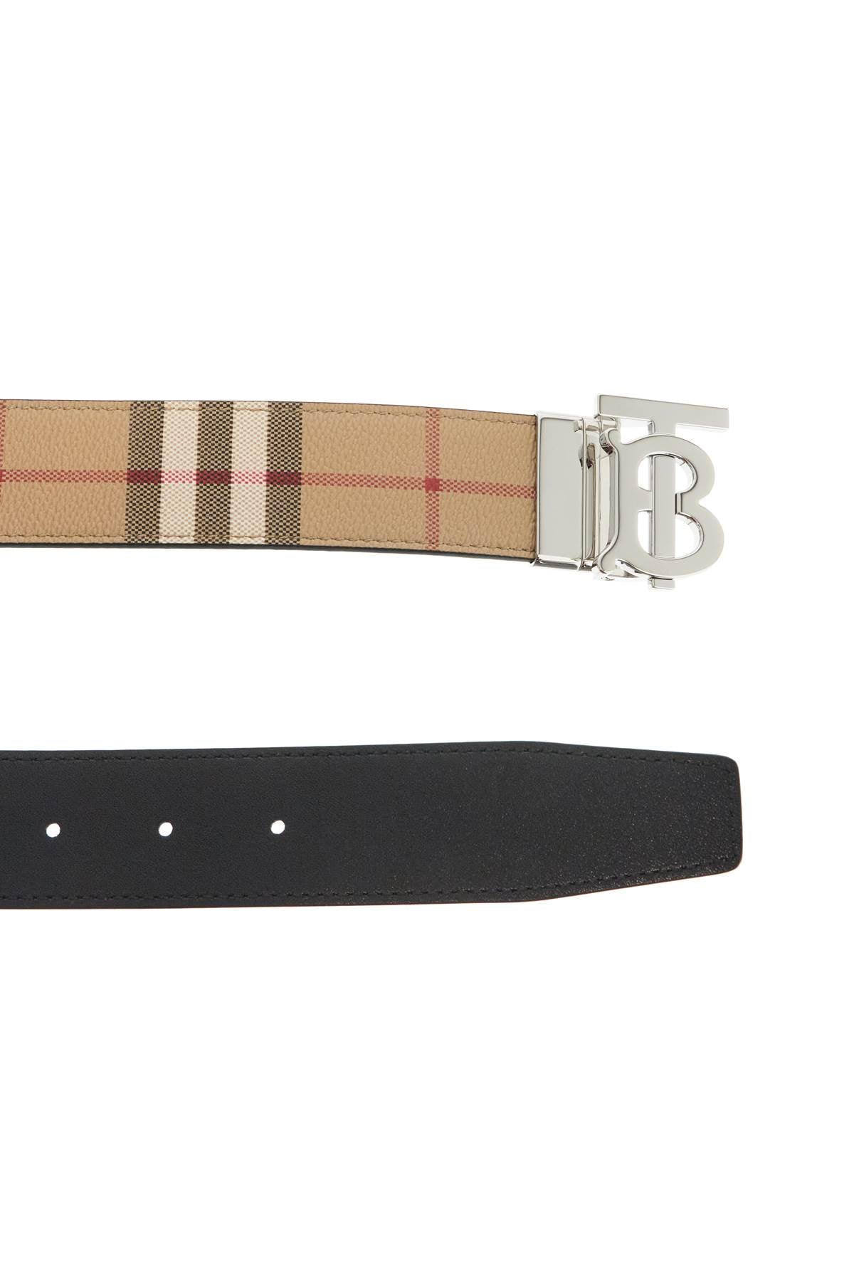 Burberry Check Reversible Belt