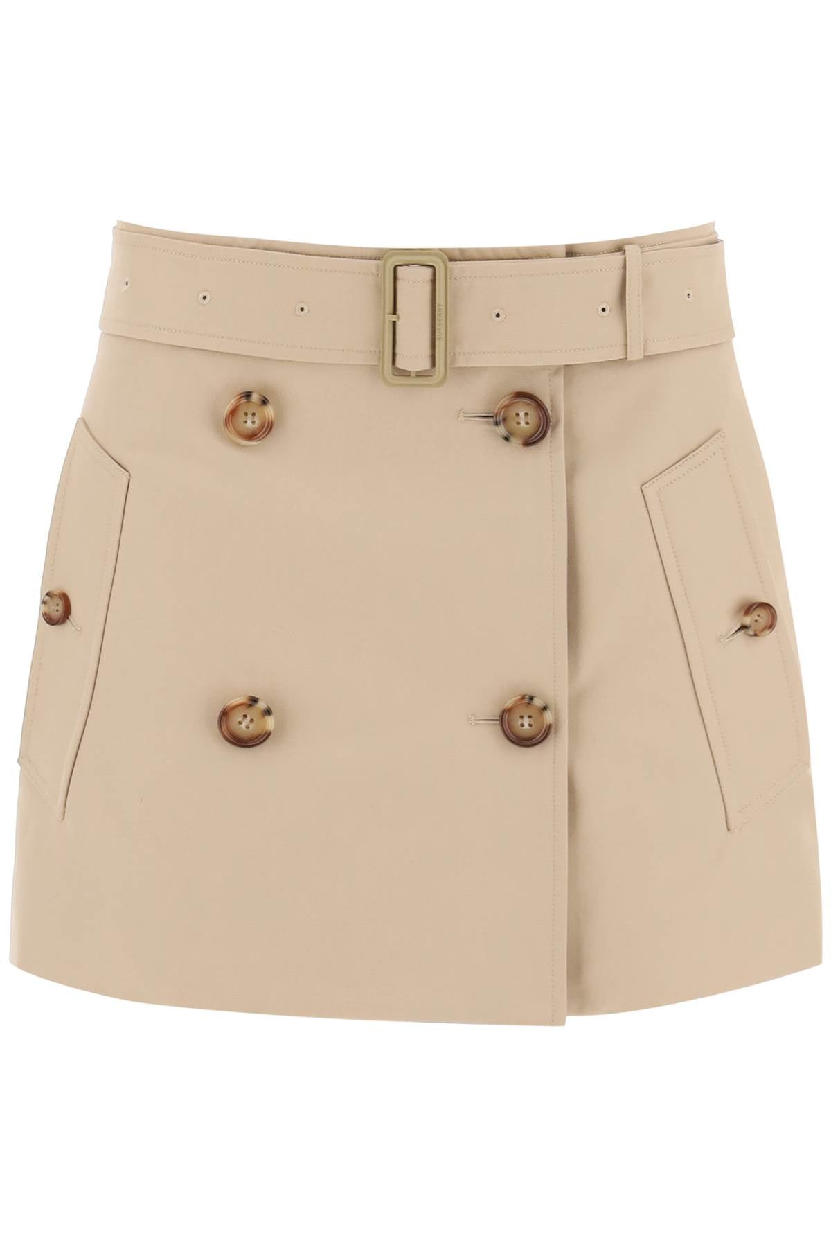 Burberry Garbardine Mini Skirt