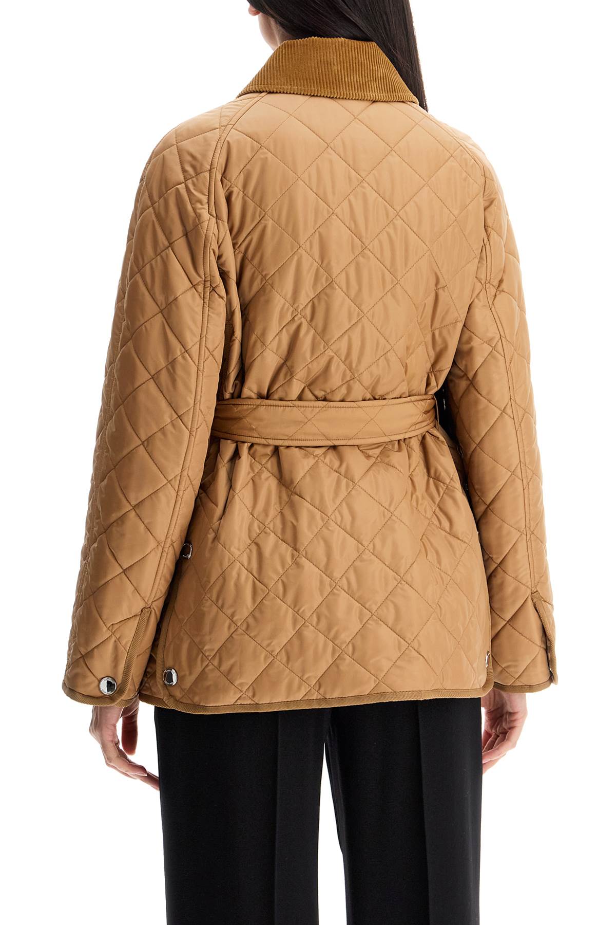 Burberry Quilted Jacket With Belt