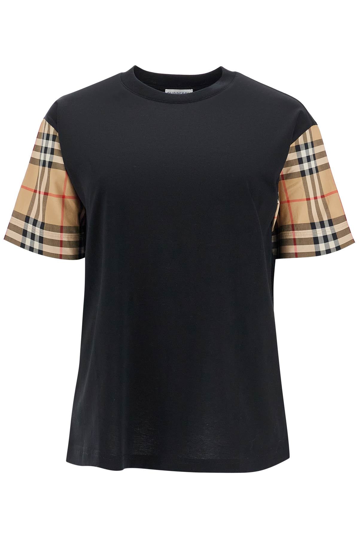 Burberry Check Sleeve T-Shirt