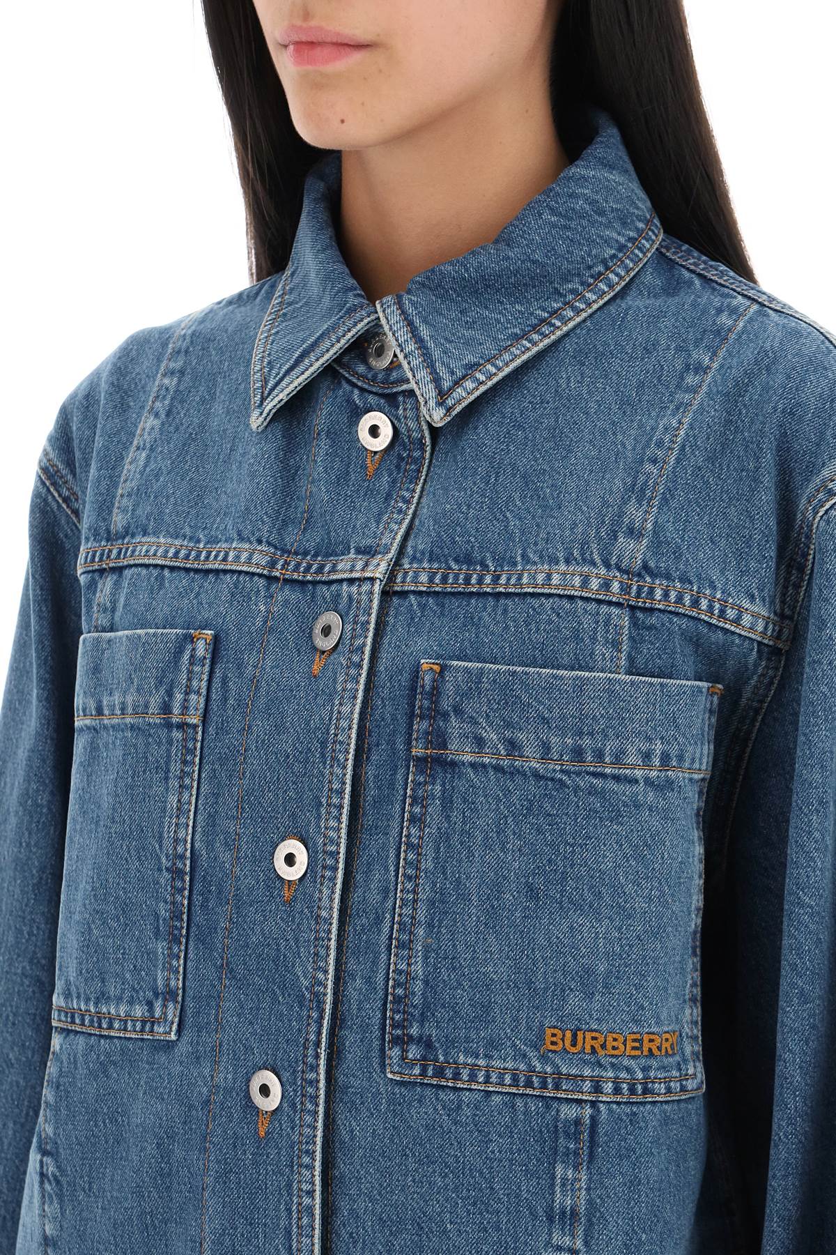 Burberry Oversized Denim Shirt