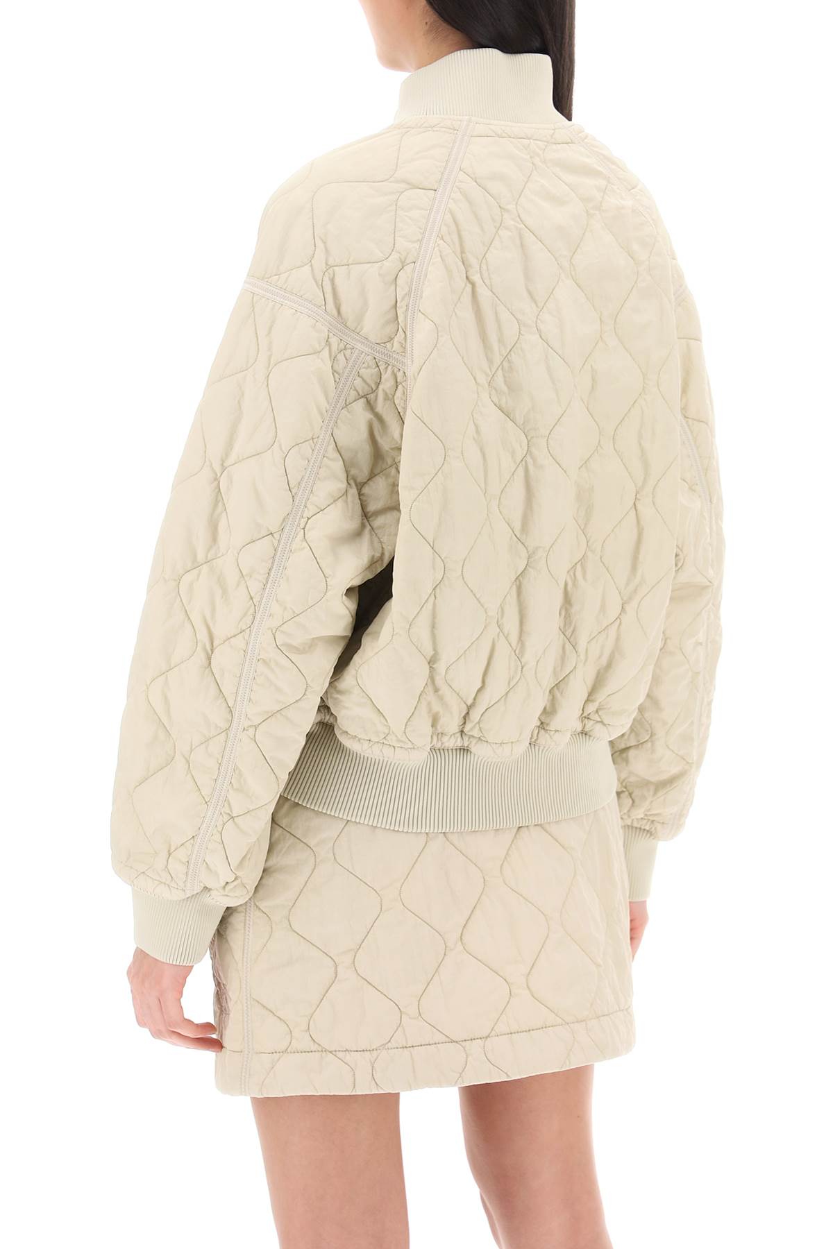 Burberry Quilted Bomber Jacket