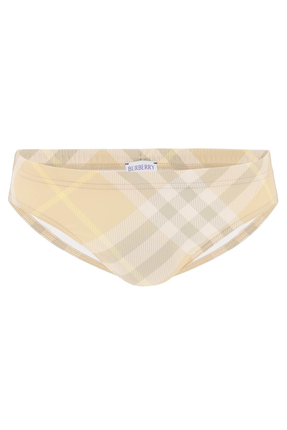 Burberry Check Swim Briefs