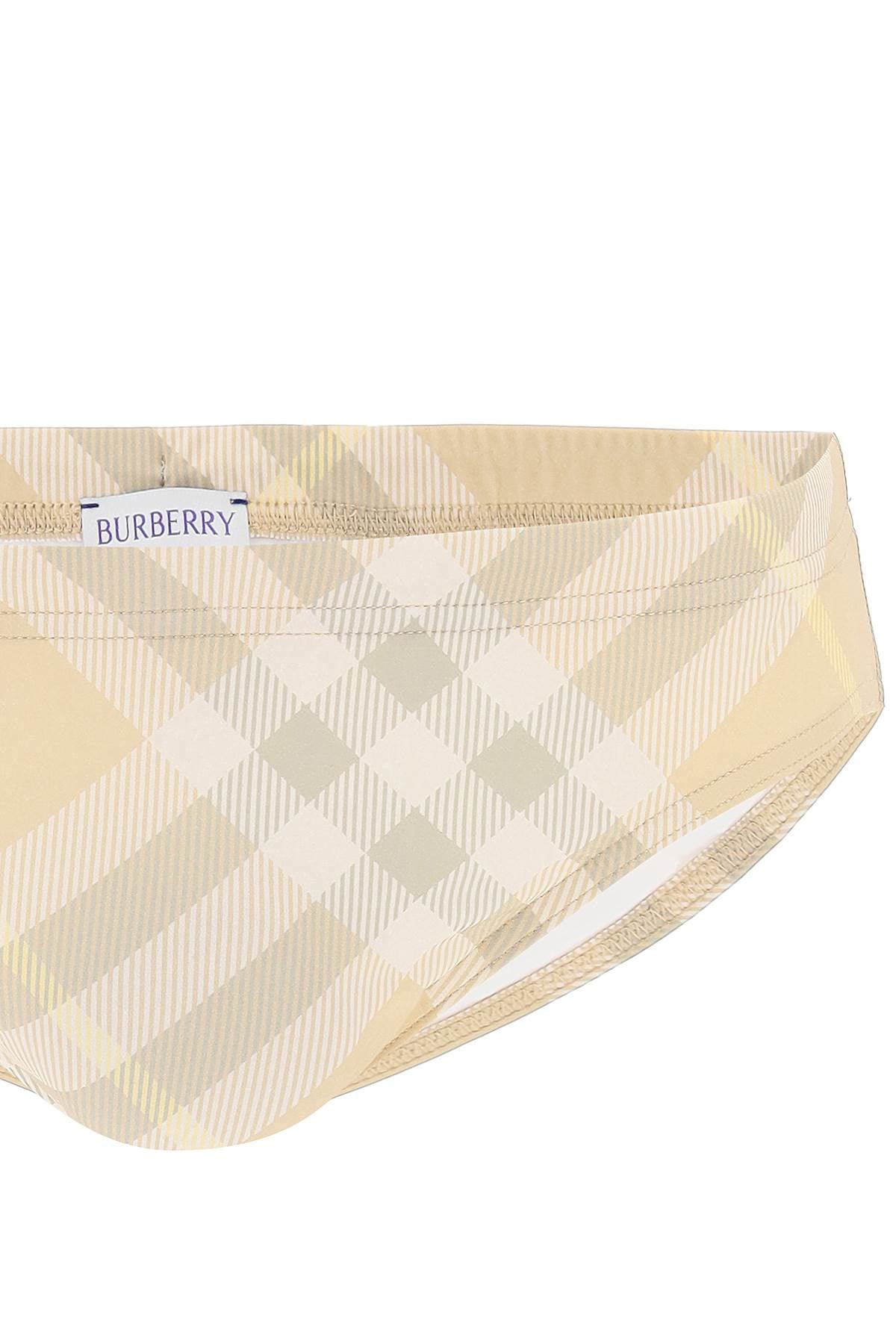 Burberry Check Swim Briefs