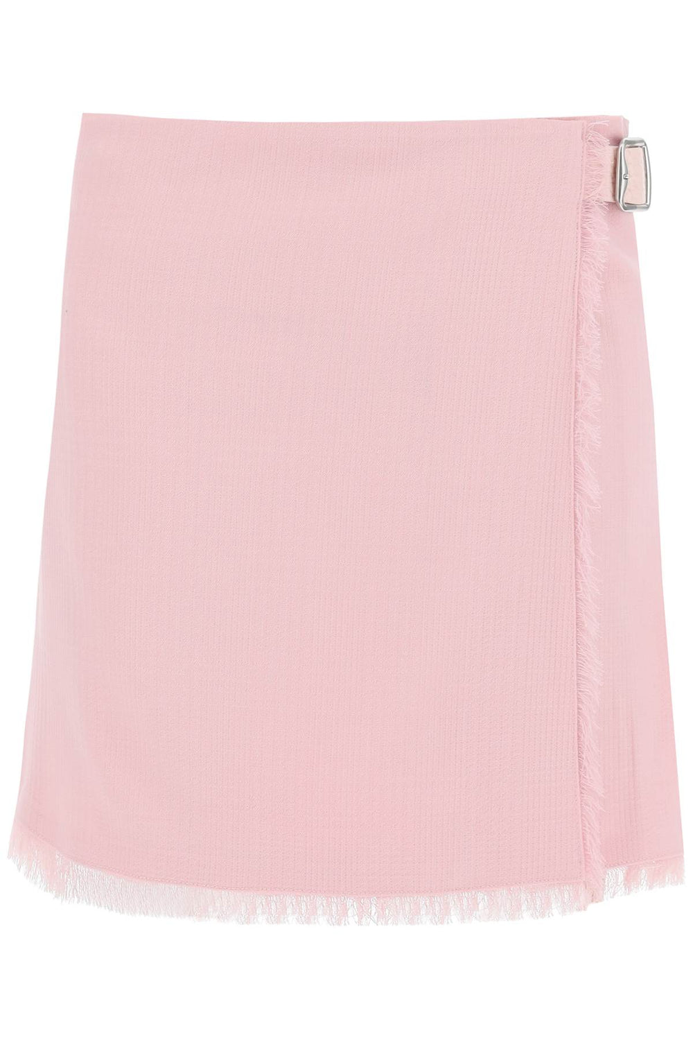 Burberry Textured Wool Kilt Mini Skirt